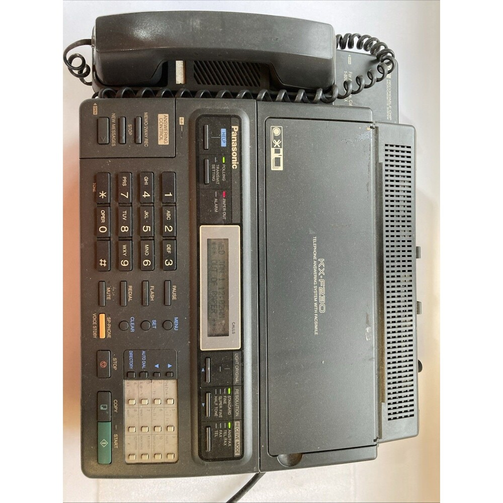 Vintage Panasonic KX-F230 Telephone Answering System w/ Facsimile Made In Japan